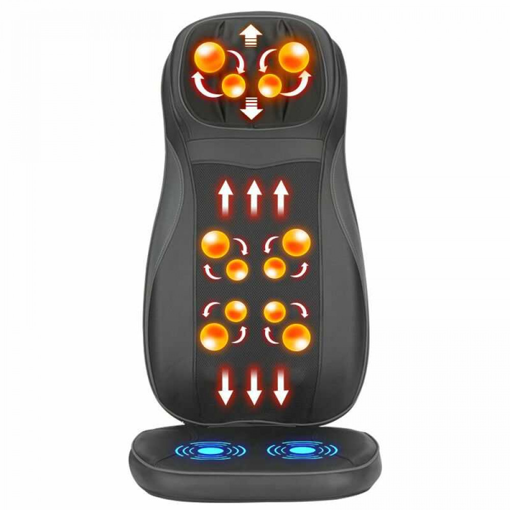 iHealth Luxury Full Body Neck Back 12 Nodes Vibration Heating Car